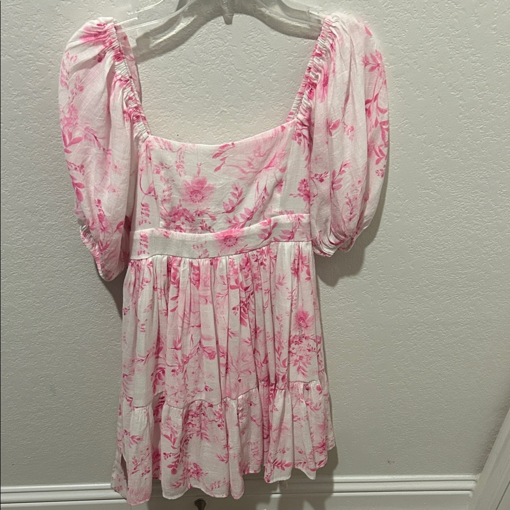 Altar'd State Pink Floral Dress